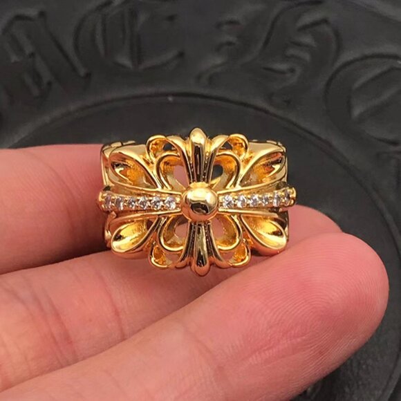 Chrome Hearts Cross Open Ring - Picture 1 of 7